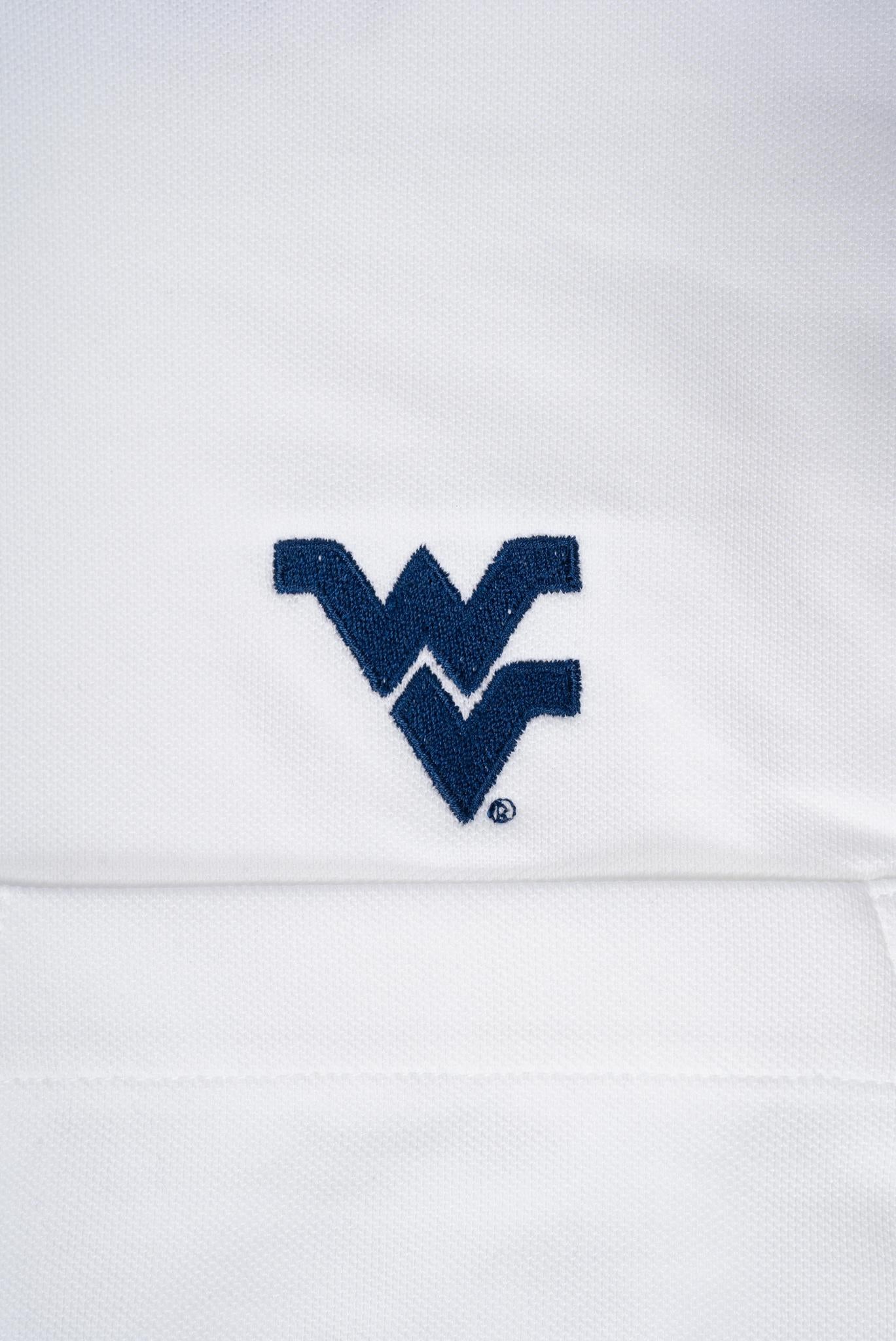 CB WVU WHITE ADVANTAGE BUTTON DOWN