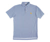 PETER MILLAR WVU WHITE PORTA PERFORMANCE KNIT