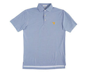 PETER MILLAR WVU WHITE PORTA PERFORMANCE KNIT