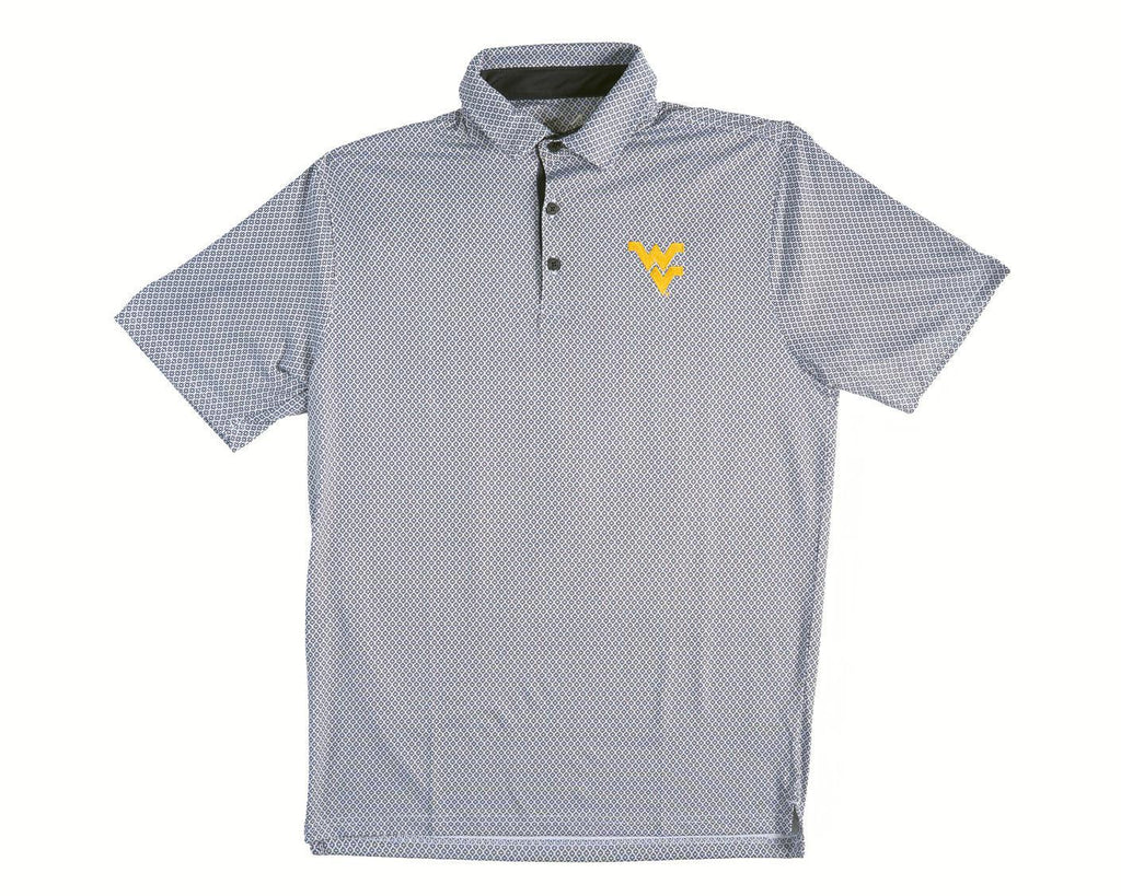 ANTIGUA WVU BLACK INTERSECT KNIT