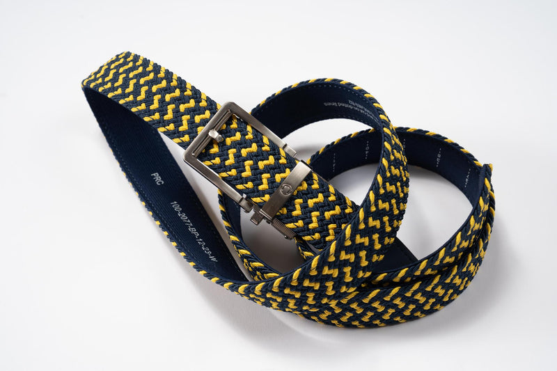NAVY/GOLD ADJUSTABLE BELT
