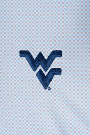 HORN LEGEND WVU SERENITY/GREY HALF-ZIP