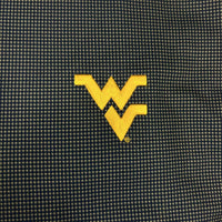 HORN LEGEND WVU NAVY/SAND STRETCHABLE SHEPHERD HALF-ZIP