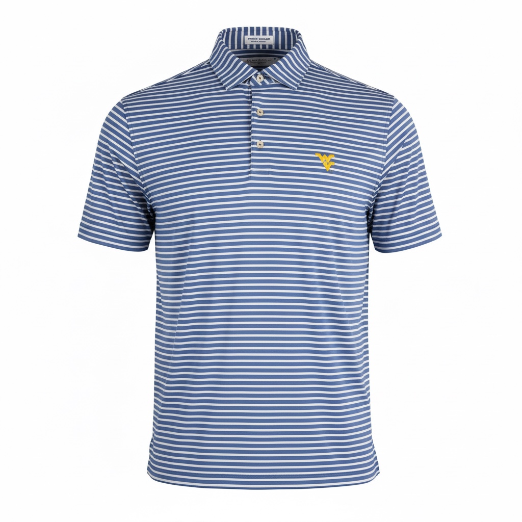 PETER MILLAR WVU ASHFORD PERFORMANCE KNIT