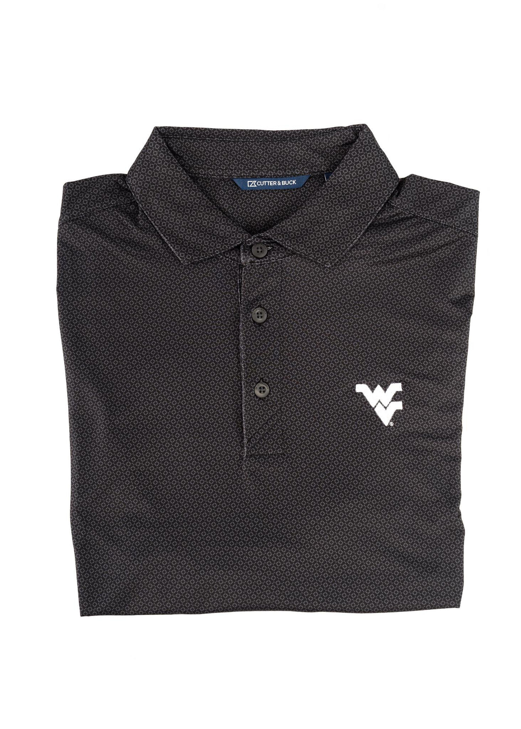 CUTTER & BUCK WVU BLACK WVU PIKE KNIT