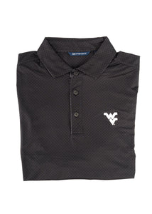 CUTTER & BUCK WVU BLACK WVU PIKE KNIT