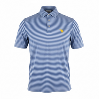 PETER MILLAR CLARK WVU WINDSOR BLUE PERFORMANCE KNIT