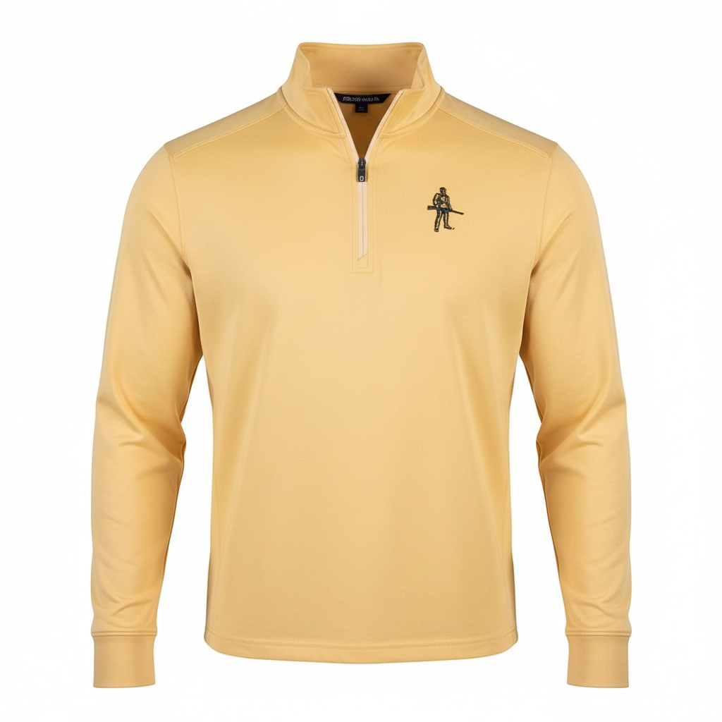 CUTTER & BUCK GOLD MOUNTAINEER HALF-ZIP