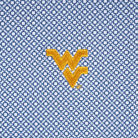 PETER MILLAR WVU WHITE PORTA PERFORMANCE KNIT
