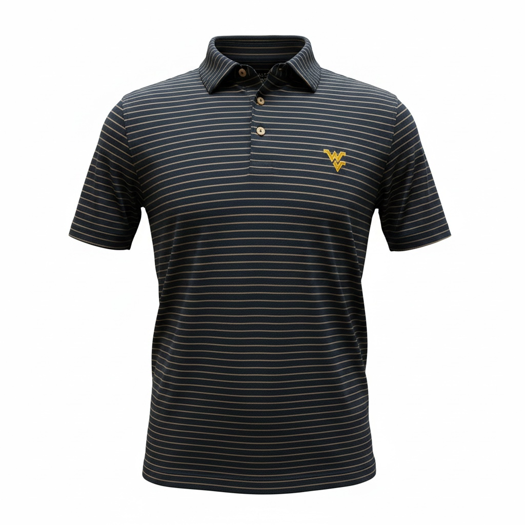 PETER MILLAR OAKS NAVY WVU KNIT