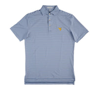 PETER MILLAR SPORT NAVY WVU CULVER PERFORMANCE KNIT