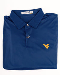 PETER MILLAR WVU FEATHERWEIGHT GEO LINKS PERFORMANCE KNIT