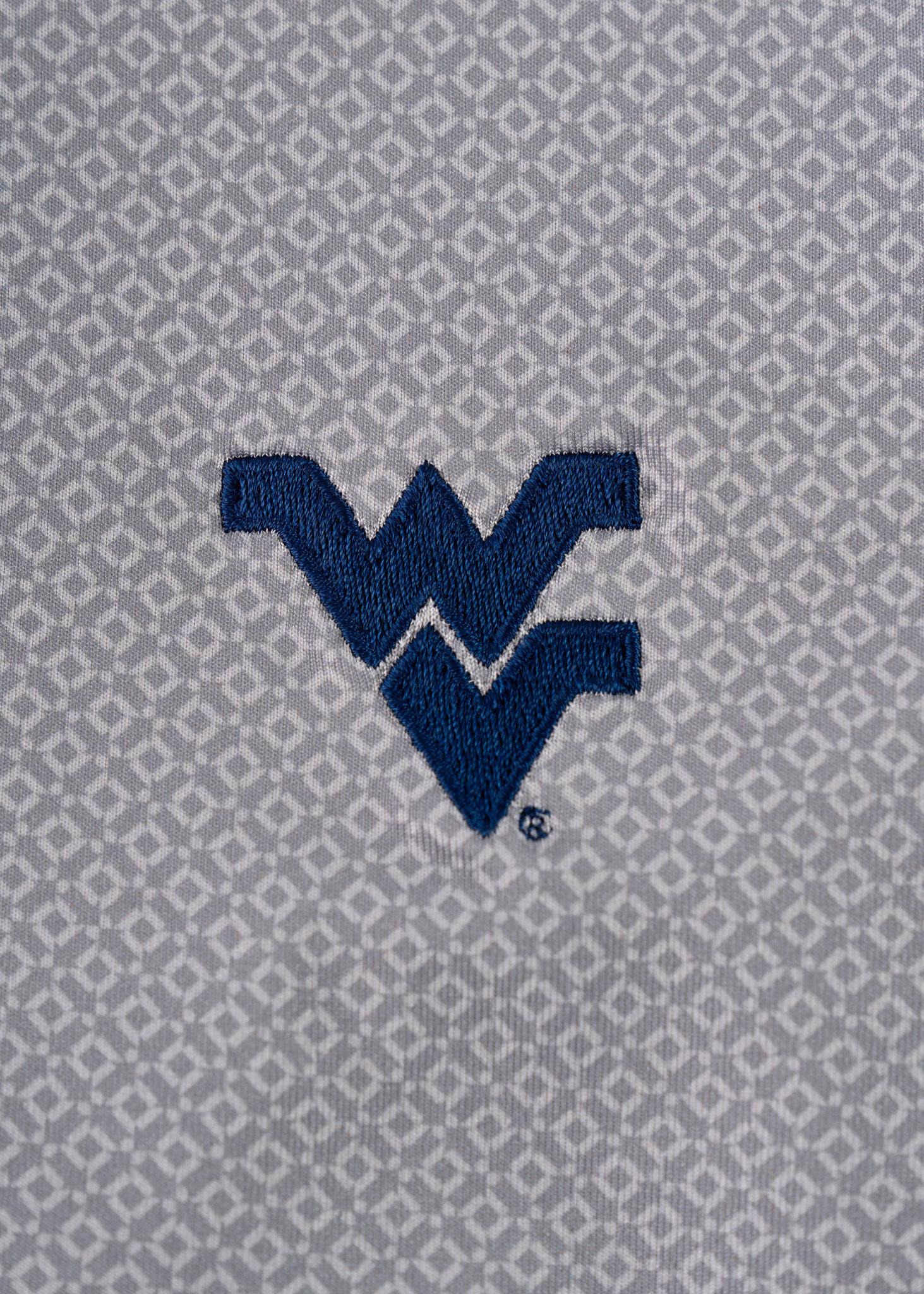 CUTTER & BUCK GREY WVU PIKE KNIT