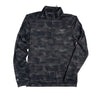 ANTIGUA WVU TURF BLACK HALF-ZIP PULLOVER