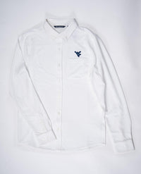 CB WVU WHITE ADVANTAGE BUTTON DOWN