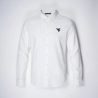 CB WVU WHITE ADVANTAGE BUTTON DOWN