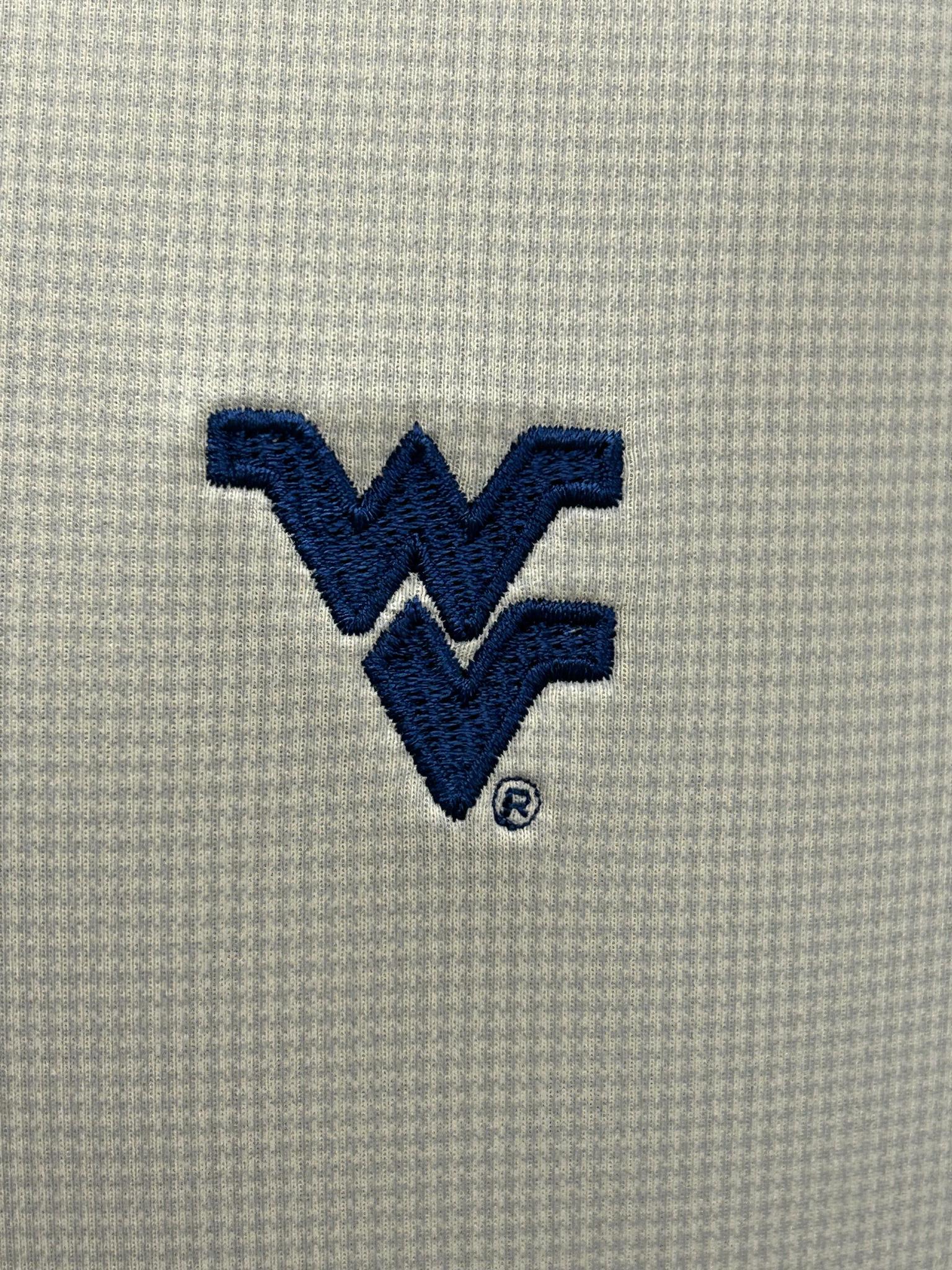 PETER MILLAR WVU BRITISH GREY PINE PERFORMANCE HOODIE