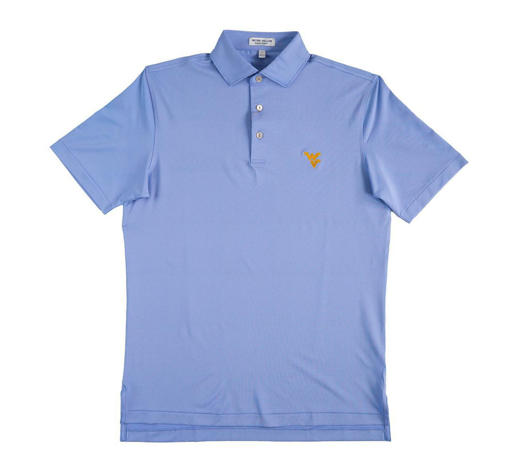PETER MILLAR SEASIDE BLUE WVU HOLDEN PERFORMANCE KNIT