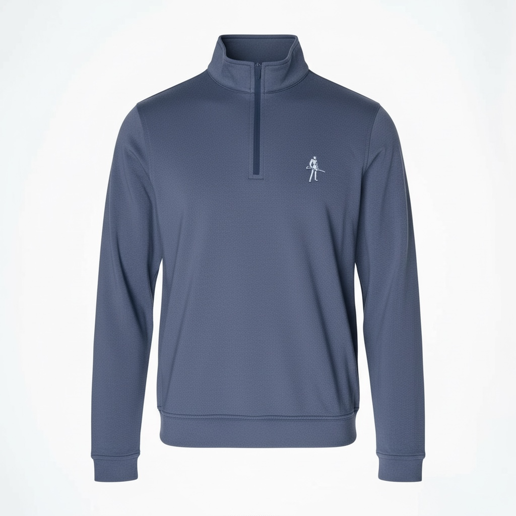 PM WV MOUNTAINEER NAVY PERTH HALF-ZIP
