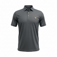 PETER MILLAR WVU BLACK HUGO PERFORMANCE KNIT
