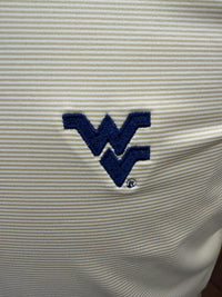 PETER MILLAR WVU GOLD JUBILEE STRIPE KNIT