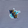 PETER MILLAR NAVY JUBILEE THROWBACK LOGO KNIT