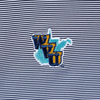 PETER MILLAR NAVY JUBILEE THROWBACK LOGO KNIT