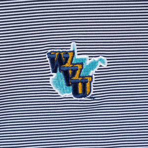 PETER MILLAR NAVY JUBILEE THROWBACK LOGO KNIT