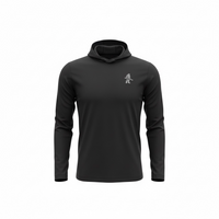 CUTTER & BUCK WVU BLACK MOUNTAINEER COASTLINE HOODIE