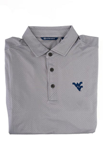 CUTTER & BUCK GREY WVU PIKE KNIT