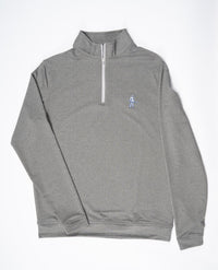 PM WV MOUNTAINEER GREY PERTH HALF-ZIP