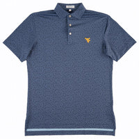 PETER MILLAR WVU NAVY LIGHT PERFORMANCE KNIT