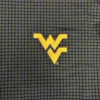 HORN LEGEND WVU NAVY/SAND MEDALLION HALF-ZIP