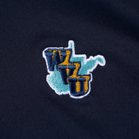 PETER MILLAR THROWBACK LOGO NAVY PERTH HALF-ZIP