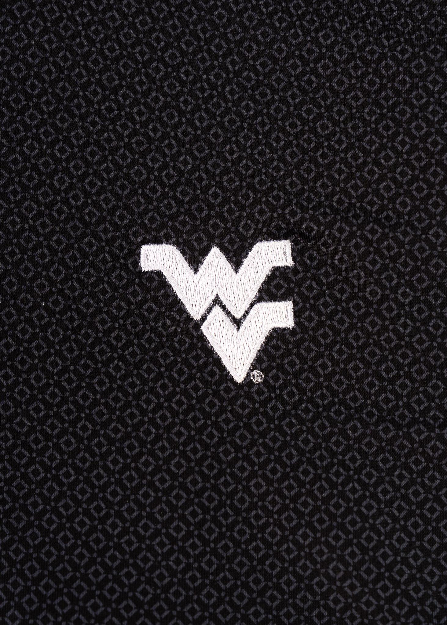 CUTTER & BUCK WVU BLACK WVU PIKE KNIT