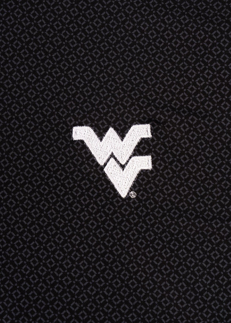 CUTTER & BUCK WVU BLACK WVU PIKE KNIT