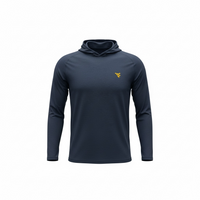 PETER MILLAR WV NAVY STEALTH PERFORMANCE HOODIE
