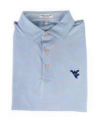 PETER MILLAR WVU SAILOR BLUE ORBIT PERFORMANCE KNIT