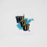 PETER MILLAR THROWBACK LOGO WHITE KNIT