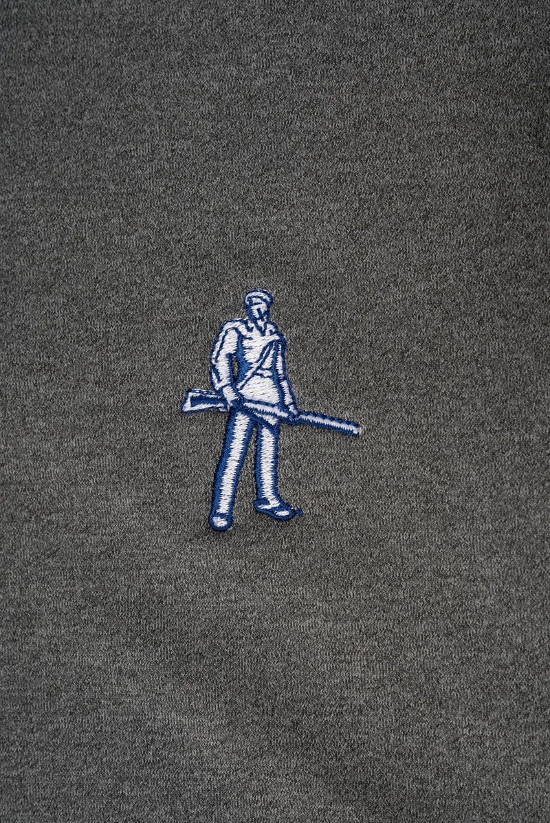 PM WV MOUNTAINEER GREY PERTH HALF-ZIP