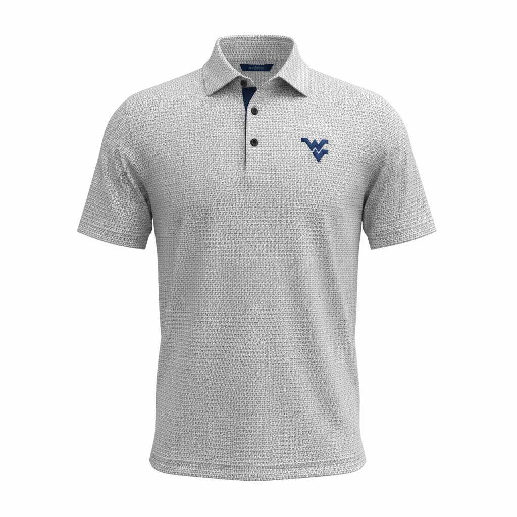 HORN LEGEND WVU OMAHA NAVY MOSAIC KNIT