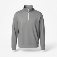 PM WV MOUNTAINEER GREY PERTH HALF-ZIP
