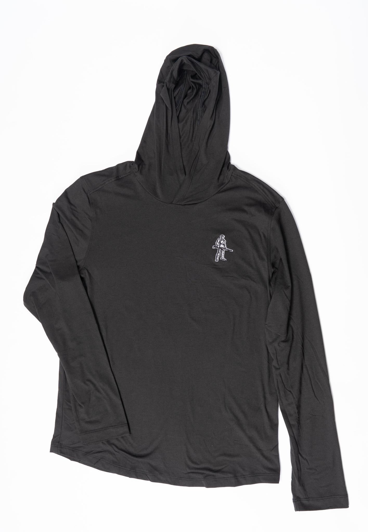 CUTTER & BUCK WVU BLACK MOUNTAINEER COASTLINE HOODIE