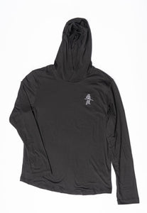 CUTTER & BUCK WVU BLACK MOUNTAINEER COASTLINE HOODIE
