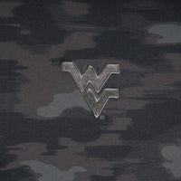 ANTIGUA WVU TURF BLACK HALF-ZIP PULLOVER