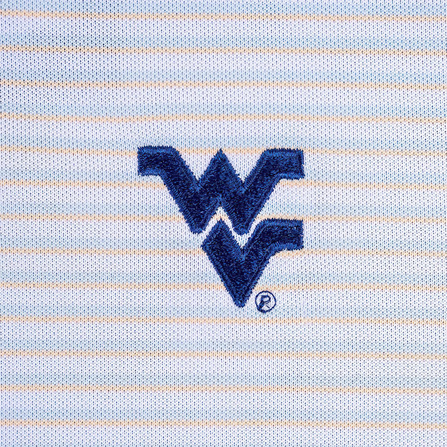 PETER MILLAR WV WHITE/BLUE BRISK TEMPO MESH KNIT