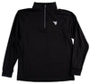 CUTTER & BUCK WV BLACK ADAPT HALF-ZIP