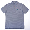 PETER MILLAR NAVY JUBILEE THROWBACK LOGO KNIT