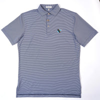 PETER MILLAR NAVY JUBILEE THROWBACK LOGO KNIT