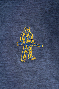 CB WV MOUNTAINEER NAVY STEALTH HALF-ZIP